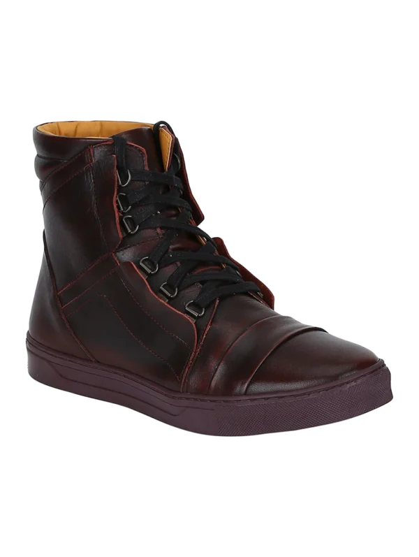 Accessories-2 Brown Leather Lace Up Boots
