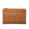 Accessories-4 Brown Leatherette Regular Clutch