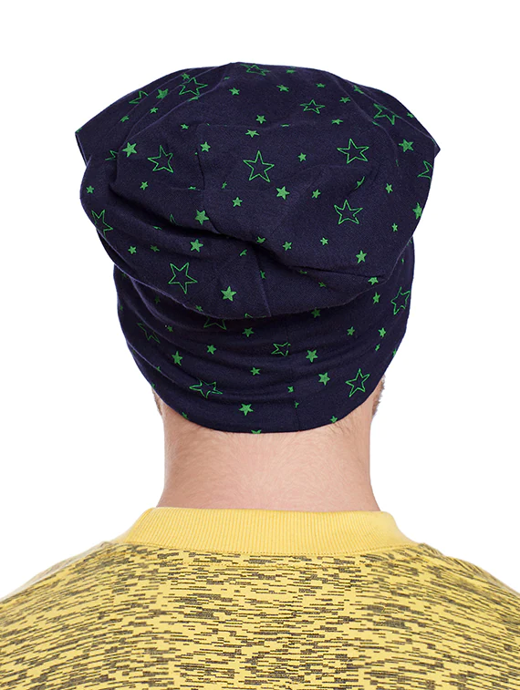 Accessories-8-A (Set Of 3)Multi Colored Cotton Winter Caps