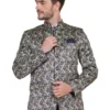 men-10 Olive Green Printed Bandhgalas Suit