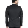 men-13-C Black Solid Bandhgala Suit