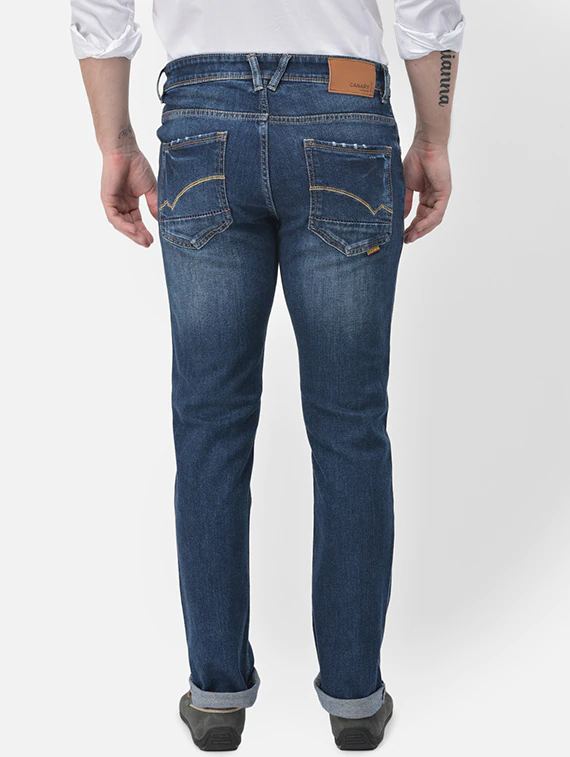 Blue Light Washed Denim Jeans