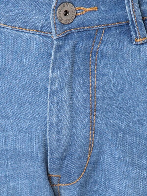 men-16-A Blue Light Washed Distressed Denim Jeans