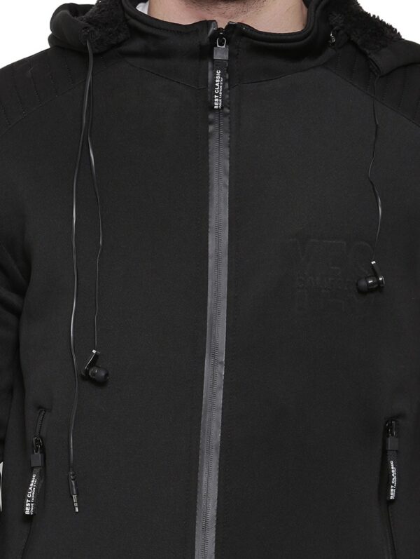 men-18-A Black Cotton Sweatshirt