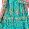 saari-10-A Embroidered A-Line Semi-Stitched Lehenga