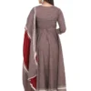 saari-11-A Grey Cotton Kurta Pant Set