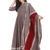 saari-11-C Grey Cotton Kurta Pant Set