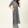 saari-12-C Printed Suit Set With Face Mask