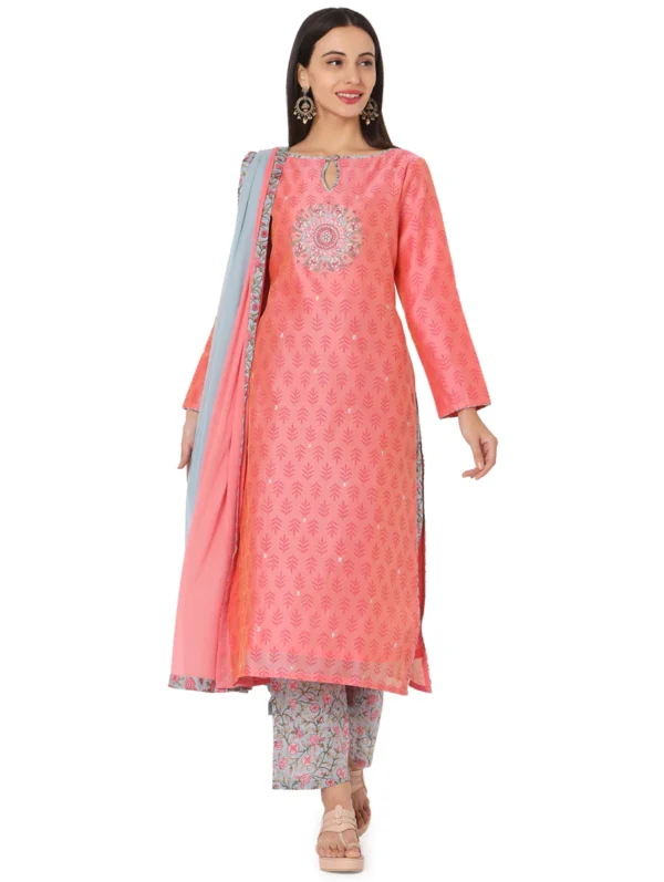 saari-13 Printed Kurta Palazzo Set