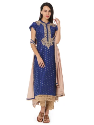 saari-14 Embroidered Kurta Pant Set