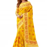 saari-2 Self Design Woven Saree With Blouse