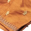 saari-7-B Multi Colored Raw Silk Flared Lehenga