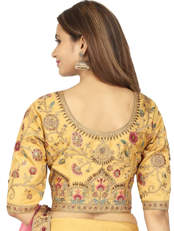 saari-8-B Embroidered Flared Lehenga