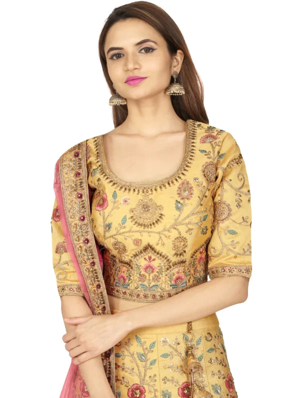saari-8-C Embroidered Flared Lehenga