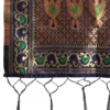 saari-9-C Orange Silk Flared Lehenga